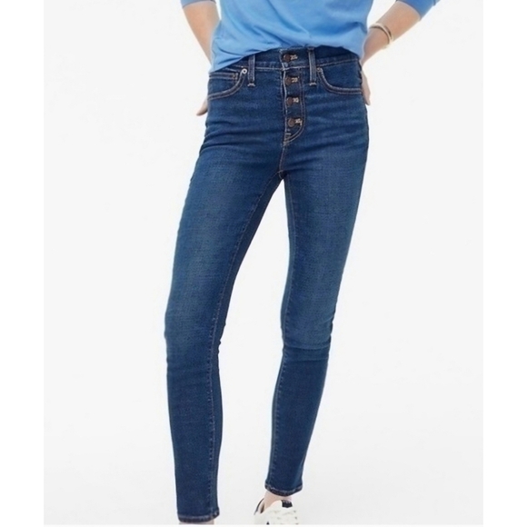 J. Crew 10" High Rise Skinny Jeans size 31 - Picture 1 of 11